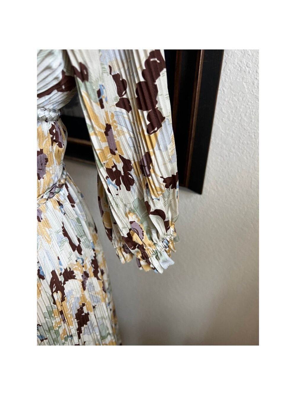 NWT Polo Ralph Lauren Dress, M, Beige & Brown Size 0 - Picture 6 of 9